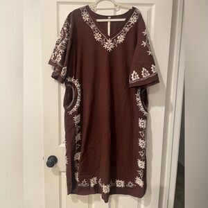 Uncle Frank Embroidered Floral Tunic Dress by Ivy Jane